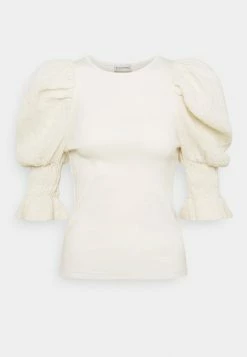 Buy ✔️ By Malene Birger DECONDON - Print T-shirt - Cream 😍