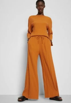 Best Pirce 💯 By Malene Birger PISCA - Trousers - Cognac Pumpkin 🤩 -By Malene Birger shop 027e26790d06477b90de9730c72813e8