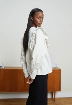 Best Sale 😉 By Malene Birger FLANNA - Blouse - Birch 🤩 -By Malene Birger shop 046028b0102d4ae6b48df483a03bc1ed