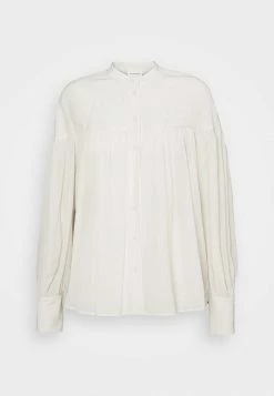 Buy ⌛ By Malene Birger REIBENA - Button-down Blouse - Cream ✔️ -By Malene Birger shop 05fb4103e9eb44799b885d703fc5993c