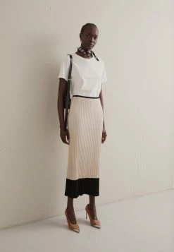 Discount ❤️ By Malene Birger AMER - Pencil 👗 Skirt - Black/off-white 🤩