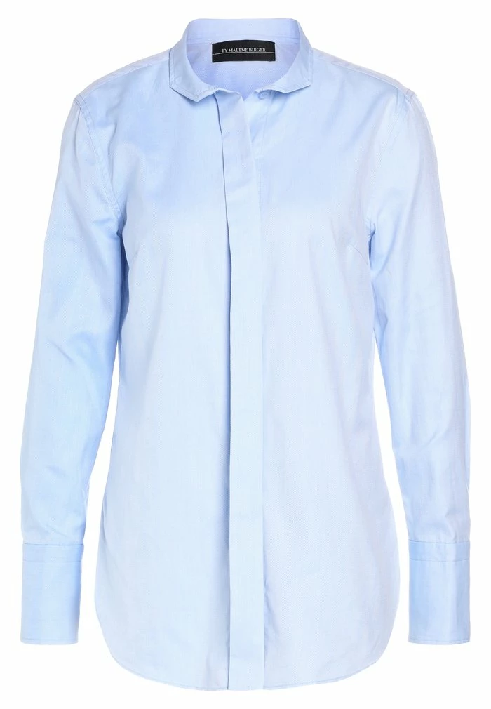 LEIJAI - Button-down blouse - pastel blue New 👍 By Malene Birger LEIJAI - Button-down Blouse - Pastel Blue ⭐ -By Malene Birger shop 1276e0e272bf460a95e9a448ee1453a5