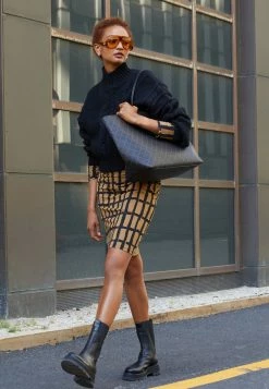 Cheapest 👏 By Malene Birger ABI TOTE - Tote Bag - Dark Chocolate ❤️