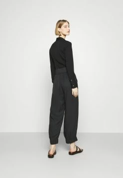 Promo 😉 By Malene Birger CODIA - Trousers - Black 🎉 -By Malene Birger shop 24f7d0b5294f4b6ea6a2cb8b194d237e