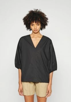 Outlet 🧨 By Malene Birger PIAMONTES - Blouse - Black 💯 -By Malene Birger shop 3683fb24419c4830acc2b0da45a42d51