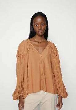 Best Sale 🎉 By Malene Birger RAMONAS - Blouse - Deep Caramel ⌛ -By Malene Birger shop 3f5422ece89f46439743a2bedaf853dd