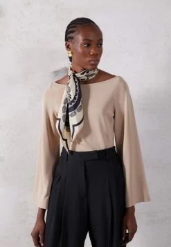 Cheap 🤩 By Malene Birger MELAVA - Long Sleeved Top - Sesame 😀