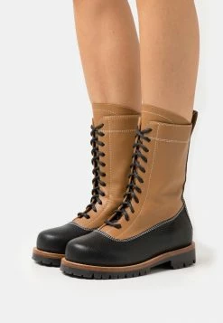 Best Pirce 👏 By Malene Birger MEREDITH - Lace-up 🥾 Boots - Cognac 🧨