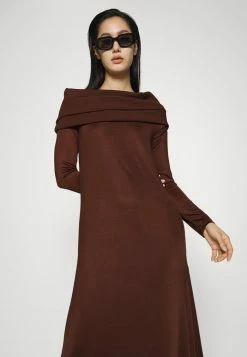 Outlet 🔥 By Malene Birger NALAH - Maxi 👗 Dress - Sable Brown 🔔 -By Malene Birger shop 74ff81b2606c40d89478a814cc1063fa