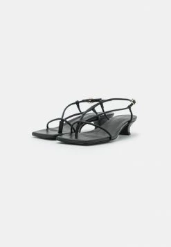 Flash Sale 🔥 By Malene Birger TEVIA - T-bar 🩴 Sandals - Black 😀 -By Malene Birger shop 782239b19cf944a5a3547c1c6fce00b0