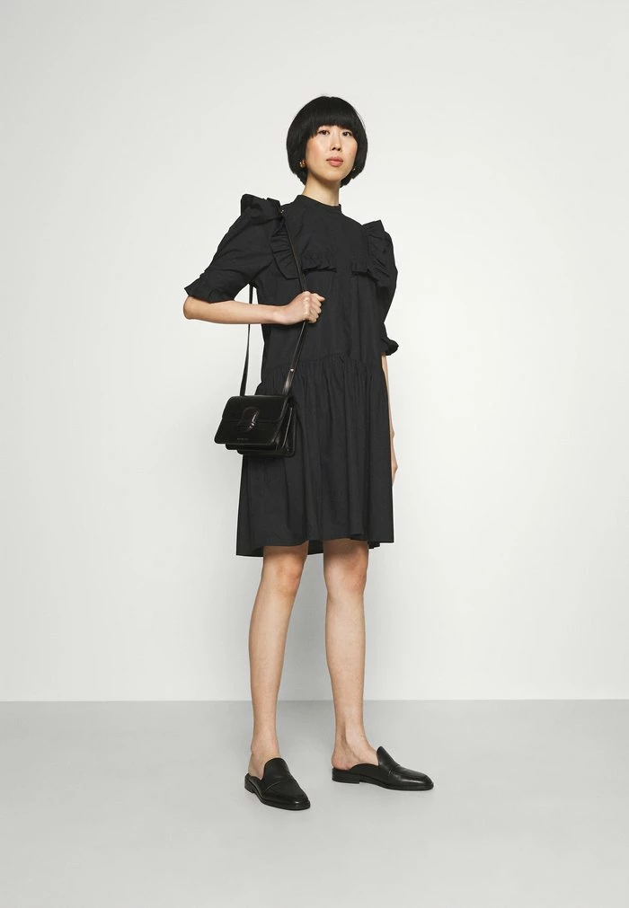FLOIA - Shirt dress - black Cheapest ๐ By Malene Birger FLOIA - ๐ Shirt ๐ Dress - Black ๐ฅ -By Malene Birger shop 7acd983c0f1a453fb1a31e266ebae234