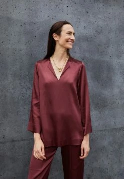 Cheap ⌛ By Malene Birger EVILIA - Trousers - Burgundy ❤️ 2 Cheap ⌛ By Malene Birger EVILIA - Trousers - Burgundy ❤️ -By Malene Birger shop 815f2dbc937b469a8c7248c646cf4dcc