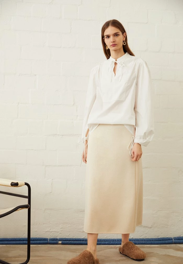 ANGELLO - A-line skirt - almond Discount 🔔 By Malene Birger ANGELLO - A-line 👗 Skirt - Almond ❤️ -By Malene Birger shop 817b6732d1cb4bcca7987dd7617f4cc9