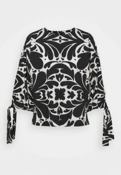 Cheapest 😍 By Malene Birger LOVARINE - Blouse - Black/white 💯
