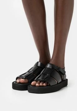 Outlet ❤️ By Malene Birger KLEVA - Platform 🩴 Sandals - Black 😀