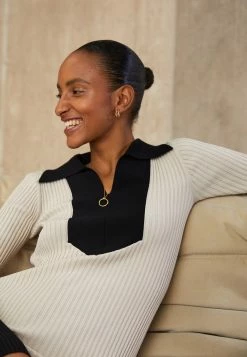 Best deal ⭐ By Malene Birger ANETA - Jumper - Black/beige ❤️ -By Malene Birger shop 924527f9fd074261bd14ab14ca373ab0