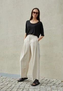 Cheap ๐ By Malene Birger CYMBARIA - Trousers - Beige ๐