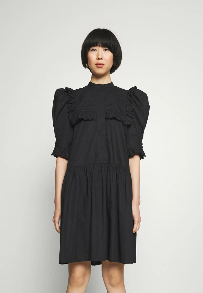 FLOIA - Shirt dress - black Cheapest ๐ By Malene Birger FLOIA - ๐ Shirt ๐ Dress - Black ๐ฅ -By Malene Birger shop 96dd45be817449419e198284f1bd34f3