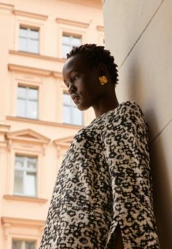 Deals 🤩 By Malene Birger PHILLIPPAS - Day 👗 Dress - Scratched Cheetah Black 🔔 -By Malene Birger shop aa475a063c3b4ec8aaf0bd445185f318