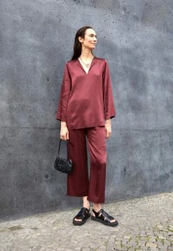 Cheap ๐คฉ By Malene Birger SANDINES - Blouse - Burgundy ๐