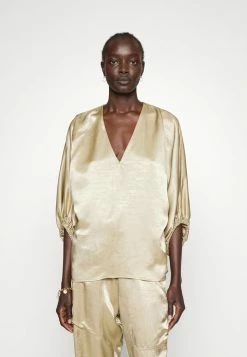 Deals ✨ By Malene Birger PIAMONTES - Blouse - Sand ✔️ -By Malene Birger shop dbaca761694c4b18876c19deb40d79ef