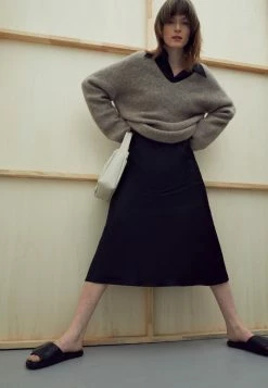 Outlet ❤️ By Malene Birger BOSHA - A-line 👗 Skirt - Black ✔️