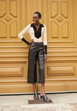 Promo ๐ By Malene Birger MILORIS - Leather Trousers - Black ๐