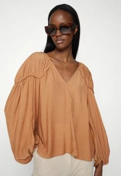 Best Sale 🎉 By Malene Birger RAMONAS - Blouse - Deep Caramel ⌛ -By Malene Birger shop f5b5b2b26a0948bbbe6c068cab77ec8a