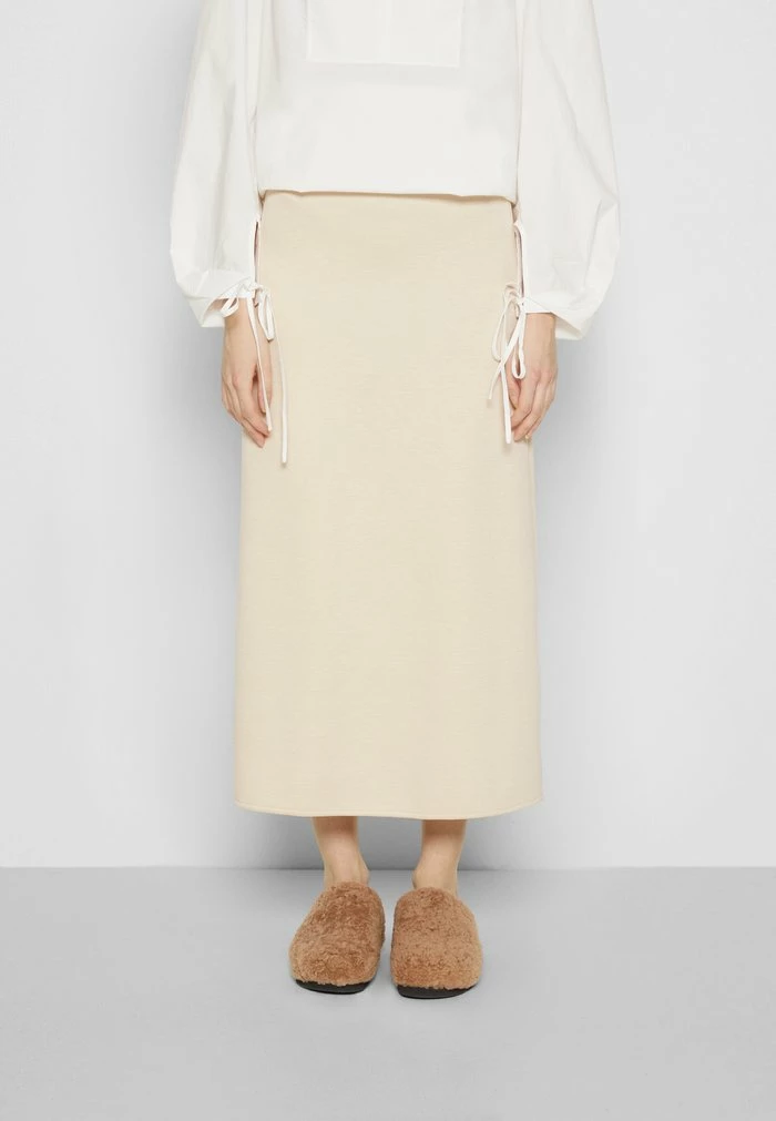 ANGELLO - A-line skirt - almond Discount 🔔 By Malene Birger ANGELLO - A-line 👗 Skirt - Almond ❤️ -By Malene Birger shop fe7f4a6777dc424591d917e953b4f925